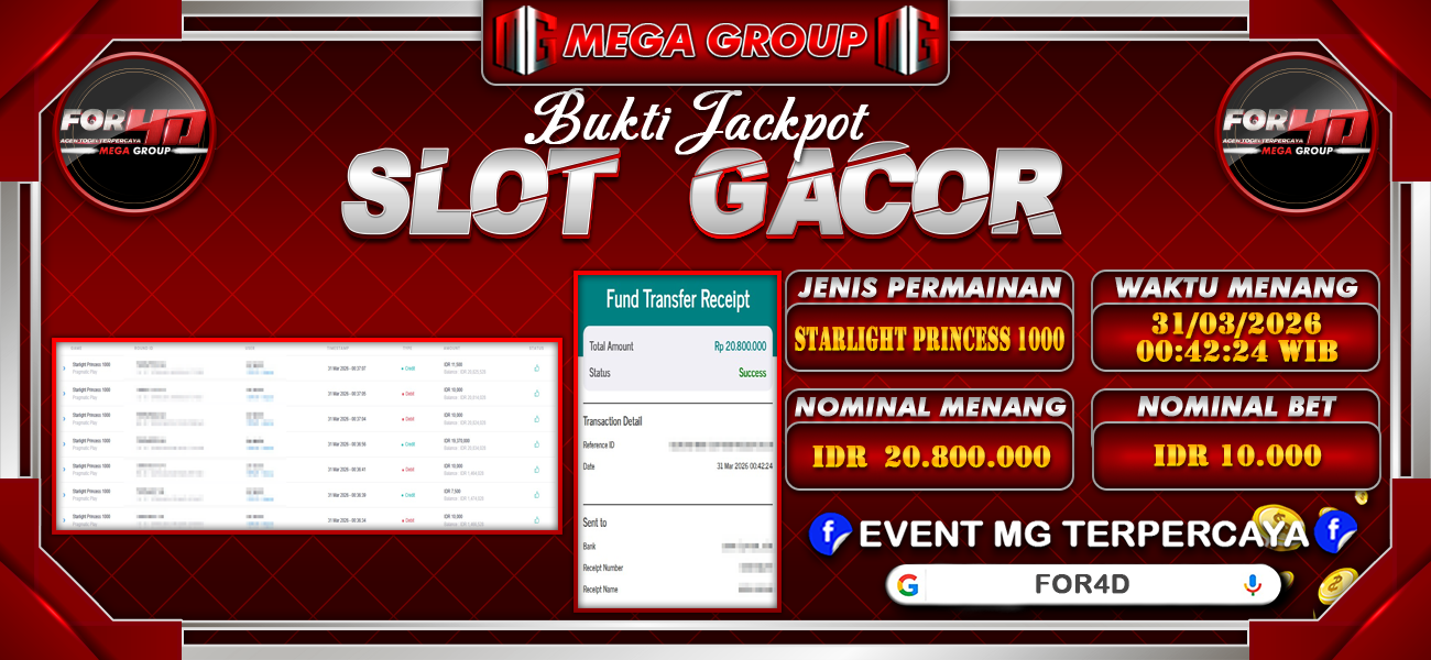 Bukti JP situs Rokokbet hari Selasa, 31 Maret 2026